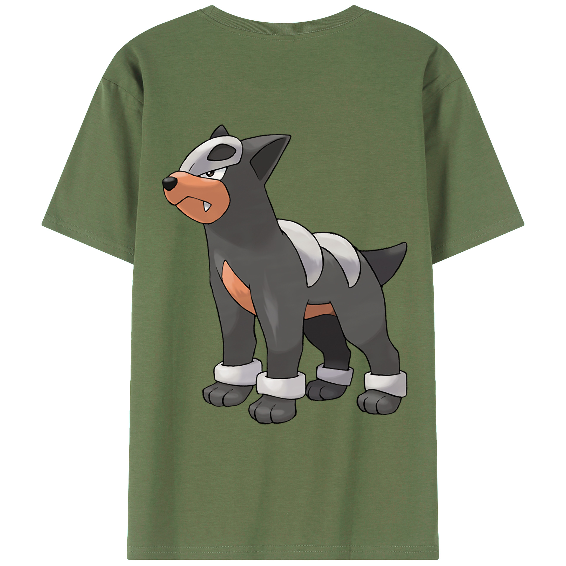 （画像用） ポケットモンスター Pokémon 綿100％ メンズ半袖Tシャツ（バックプリント） 通気性